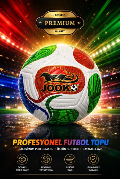 jooko 2026 WORLDCUP FUTBOL TOPU POMPA HEDİYELİ KALİTELİ PROFESYONEL 5 NO FUTBOL TOPU