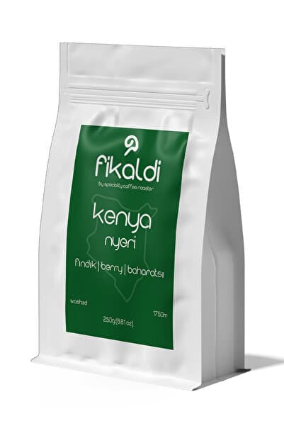 Fikaldi Coffee Kenya Nyeri Yöresel Kahve (Çekirdek ve 4 Farklı Öğütme Seçeneği) 250g