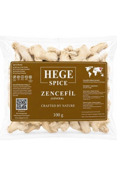 Hege Spice Tane Zencefil Kök 100 gr