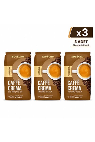 Tchibo Eduscho Caffe Crema Çekirdek Kahve 1000 gr 3 adet