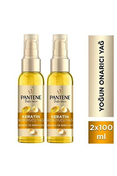 Pantene Pro-V Yoğun Bakım Keratin Yağı 100 ml x2