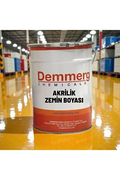 DEMMERG Akrilik Esaslı Zemin Boyası Gri RAL 7040 25 kg