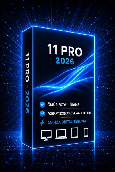 Lisansium Windows11 Pro Dijital Lisans Anahtarı Key 32&64 Bit Ömür Boyu Fredoss Uyumlu