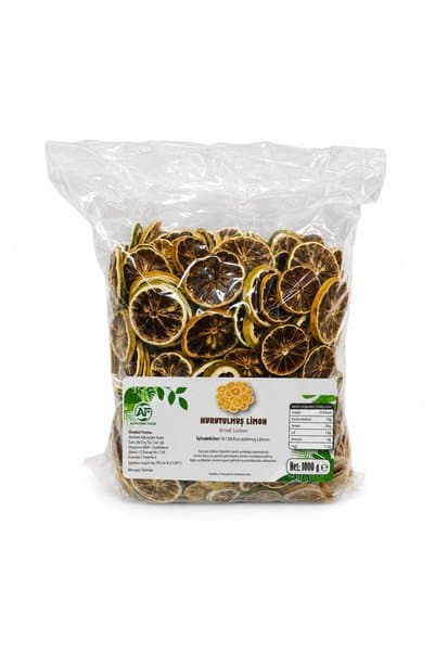 afalpaydınfood KURUTULMUŞ NATUREL LİMON 1000 GR Dried Lemon