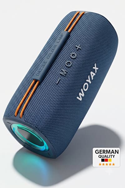 Woyax Taşınabilir Bluetooth Hoparlör, 30W Kablosuz Oval Speaker, Ses Bombası USB, TWS, 30W Güçlü Ses Bass Büyük Küçük Boy