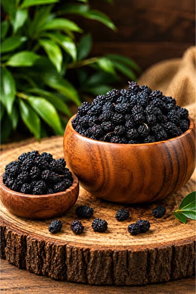 Natura Şifa Doğal Kurutulmuş Karadut Katkısız Kuru Meyve Atıştırmalık 100 Gr