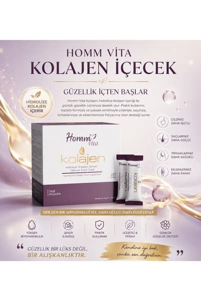 hommvita Homm vita kolajen içecek