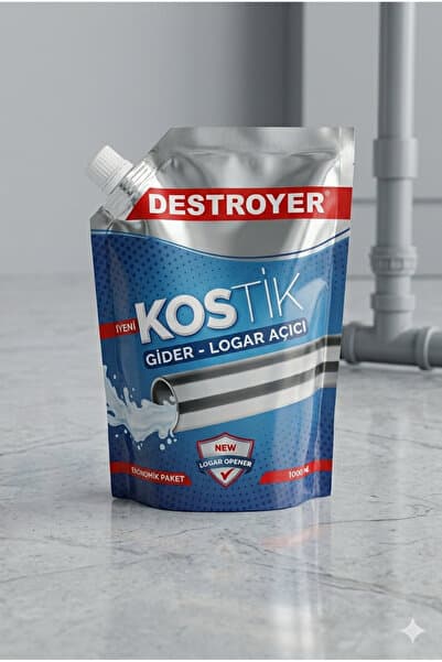 Genel Markalar Destroyer Kostik Gider Logar Açıcı 1000 Gram