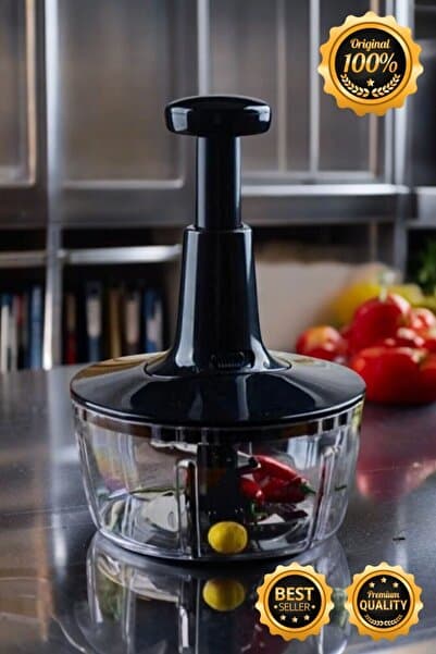 XL El Rondosu Siyah Pratik El Robotu 1500ml Yeni Nesil Doğrayıcı, Büyük El Rondosu , Pratik Rondo El Rondosu Siyah Pratik El Robotu 1500ml Yeni Nesil Doğrayıcı, Büyük El Rondosu , Pratik Rondo