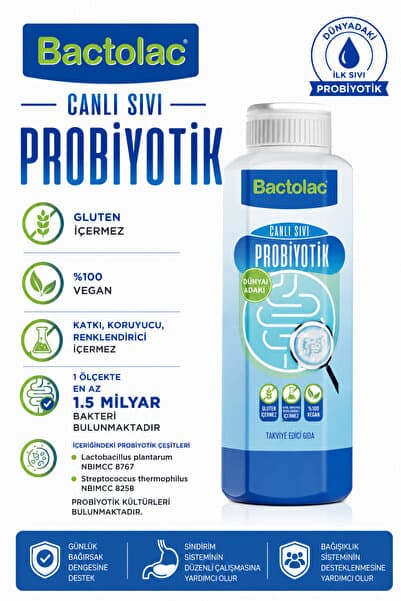 Aktif Probiyotik - 1000 Ml (dünyada Canlı Organizma Içeren Tek Sıvı Probiyotik)