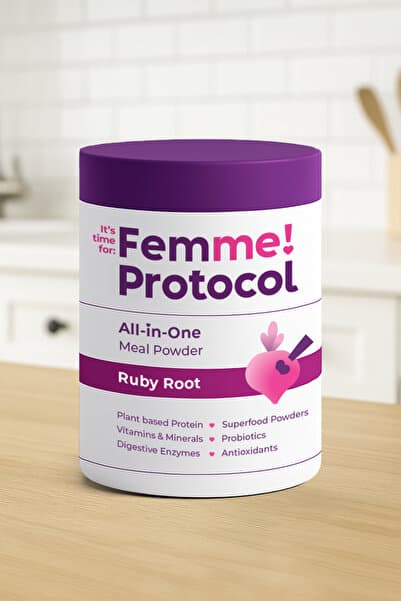 Femme Protocol All in One Meal Powder Ruby Root 600g – 10 Servis