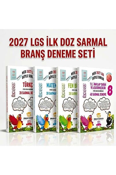SİNAN KUZUCU YAYINLARI SİNAN KUZUCU 8. SINIF LGS - MEB BÖYLE SORAR SARMAL BRANŞ DENEME SETİ İlk Doz (2027-LGS)