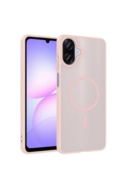 Microsonic Galaxy A08 ile Uyumlu Kılıf MagSmoke Neo Pembe