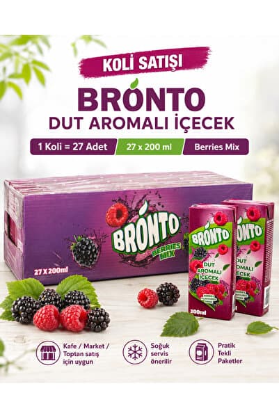 bronto Dut Aromalı İçecek 200 ml x 27 Adet – Koli