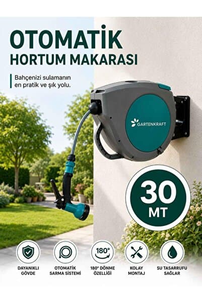 MODULBOX OTOMATİK HORTUM MAKARASI 1/2" 30 Metre