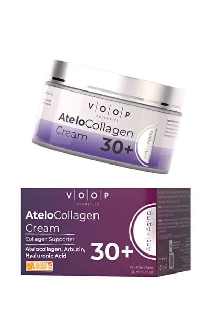 VOOP Atelocollagen Anti-Aging Kırışıklık Karşıtı ve Aydınlatıcı Cilt Bakım Kremi 30+