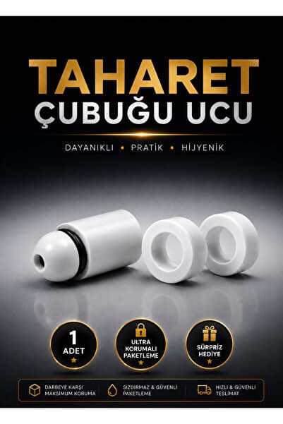 By mag Taharet Çubuğu Plastik Ucu Beyaz 1 Adet