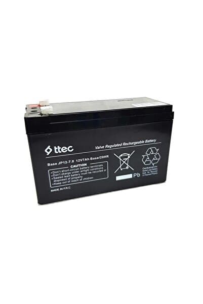 Ttec KALİTE Lİ 12 VOLT 7 AMPER PİLSAN uyum OYUNCAK ARABA JEEP AKÜLÜ ARABA AKÜSÜ PİLİ BATARYA 12V 7Ah 20HR
