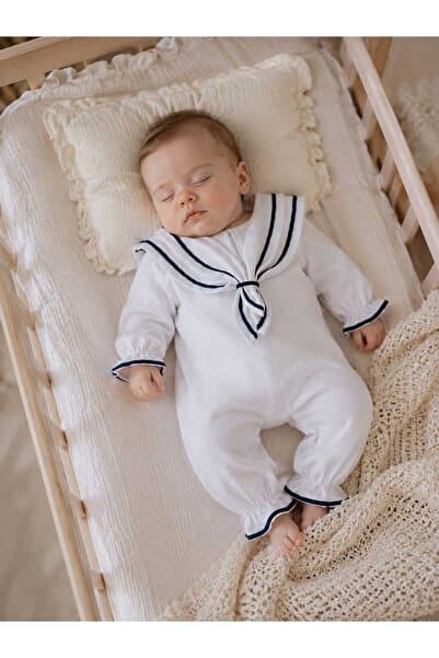 limebabies Lacivert Biyeli Denizci %100 Pamuk Tulum Seti