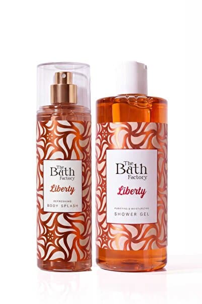 THE BATH FACTORY Liberty Duş Jeli ve Vücut Spreyi 2'li Set