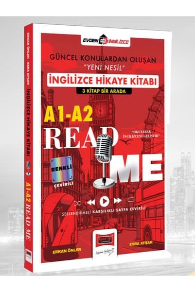 Yargı Yayınları A1-A2 READ ME (Yeni nesil İngilizce Hikaye kitabı)