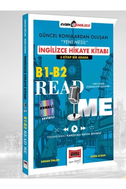 Yargı Yayınları B1-B2 READ ME (Yeni nesil İngilizce hikaye kitabı)