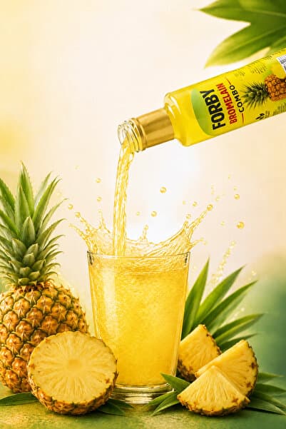 FORBY Bromelain Ananas İçeren Detox Combo 250 ML