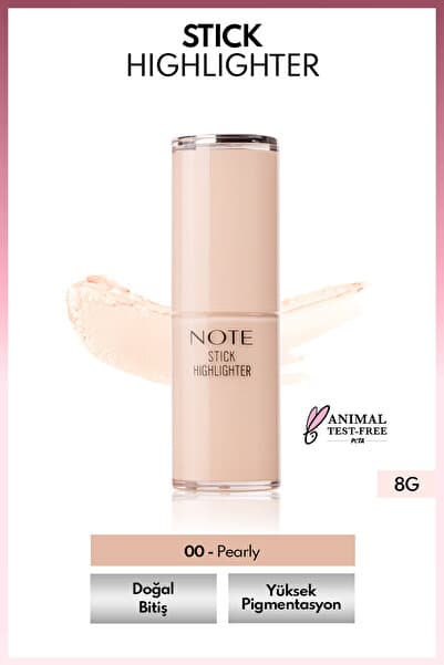 Note Cosmetics Stick Highlighter Nemlendirici Yumuşak Stick Aydınlatıcı - 00 Pearly