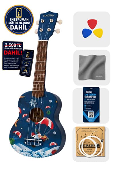 MADRID Ukulele Profesonel Soprano CHRISTMAS