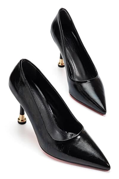MaskButik Ketrin Stiletto Rugan Ayakkabı