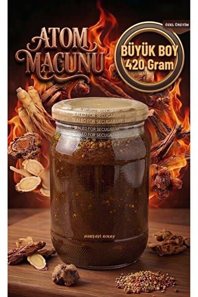 Herşeyi Kolay Ginseng Çakşır Otu Demir Dikeni Propolis Polen Mesir Atom Güç Macunu Bitkisel Macun 420gr