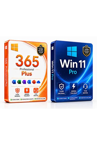 Yıldızan Office365 Professional Plus Dijital Lisans Üyeliği 5 Cihaz Kullanım & Windows11 Pro Dijital Lisans Anahtarı Kalıcı 32&64 Bit Ömür Boyu