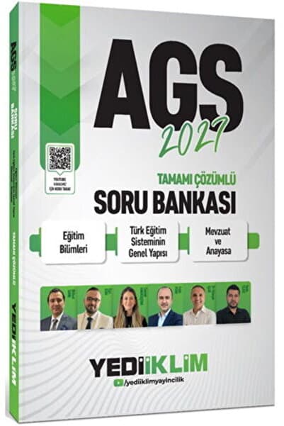 Yediiklim Yayınları Yediiklim 2027 Baskı AGS Türk Eğitim Sisteminin Genel Yapısı Mevzuat ve Anayasa Soru Bankası