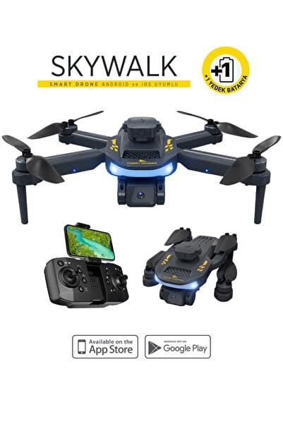 Corby Brushless WiFi Kameralı Drone Çift Bataryalı 720P HD Kamera 90° Hareketli Kamera IR Sensörlü