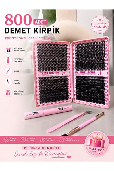 Genel Markalar Profesyonel kirpik seti 800 adet