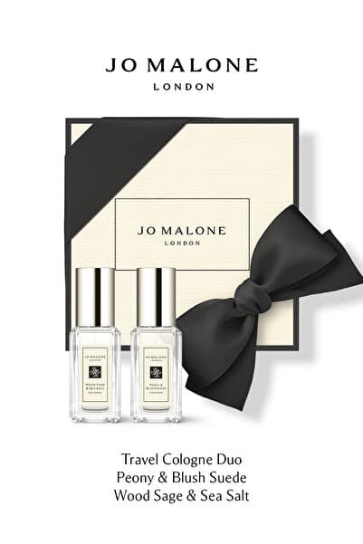 Jo Malone London Seyahat Boy Cologne Duo – Peony & Blush Suede 9ml + Wood Sade & Sea Salt 9ml