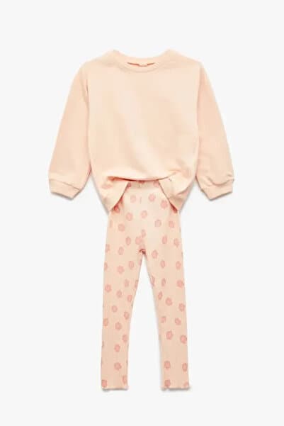 Koton Kız Bebek Sweat Takım 7WMG10001AK