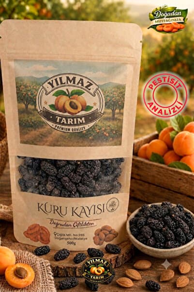 YILMAZ TARIM ORGANİK Karadut Dut Kurusu - Doğal Katkısız 100 Gr - (Pestisit Analizli)