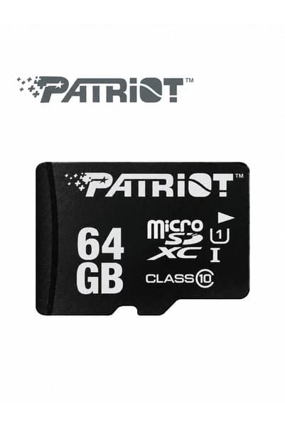 Patriot LX Series SDXC 64 GB CL10 Hafıza Kartı Adaptörlü
