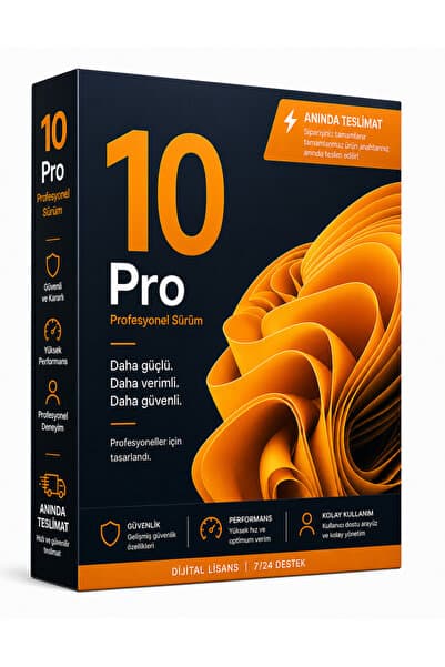 Steam Windows10 Pro Dijital Lisans Anahtarı Key - 32&64 Bit - Anında Teslim - Süresiz - Garantili
