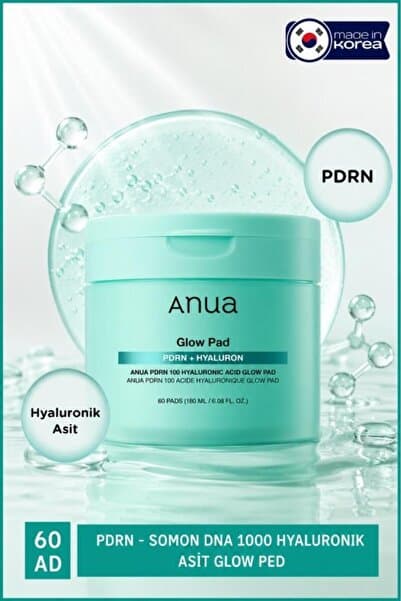 ANUA PDRN - Somon DNA 1000 Hyaluronik Asit Glow Ped 60 Adet