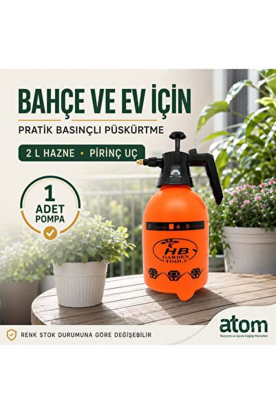 Atom Ilaç Pompası 2lt El Tipi Basınçlı Pompa