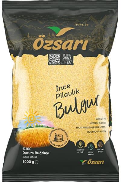 ÖZSARI İnce Pilavlık Bulgur 5 Kg