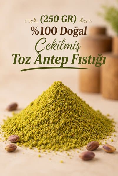 ÜLKÜ KURUYEMİŞ (250 GR) %100 Doğal Çekilmiş Toz Antep Fıstığı