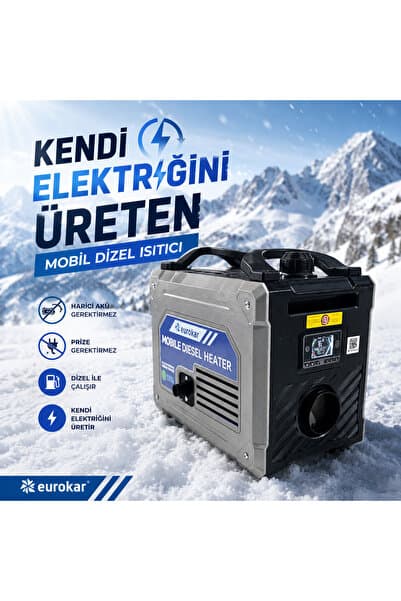 EUROKAR 5KW Kendi Elektriğini Üreten Mobil Dizel Isıtıcı