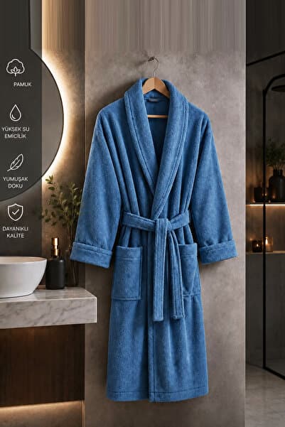Always Pamuklu Unisex Bornoz | Kadın -Erkek | Beden Seçiniz