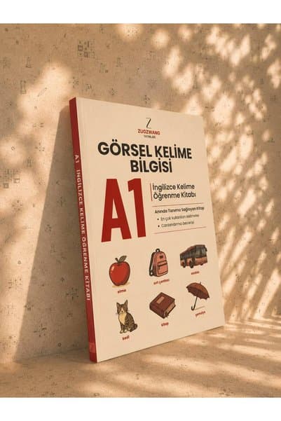 ZUGZWANG A1 Görsel Etkinlik Bilgisi İngilizce Kelime Öğrenme Kitabı | Anında Tanıma Sağlayan Kitap