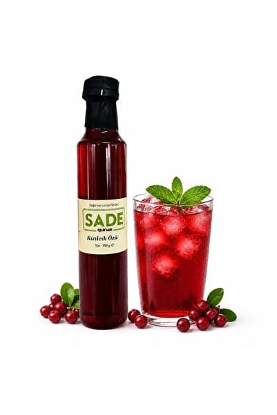 Sade Organik Sade Gurme Kızılcık Özü