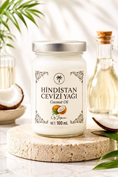 Ordovital %100 Saf Hindistan Cevizi Yağı 100 ML | Doğal ve Saf Hindistan Cevizi Yağı | Cilt, Saç ve Vücut Bakımı İçin Çok Amaçlı Yağ | Yoğun Nemlendirici ve Besleyici Bakım