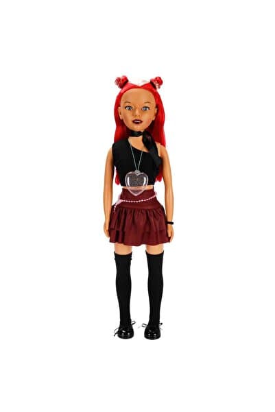 Sunman K-Pop Clara Super Star Bebek 80 cm - Kırmızı Saçlı